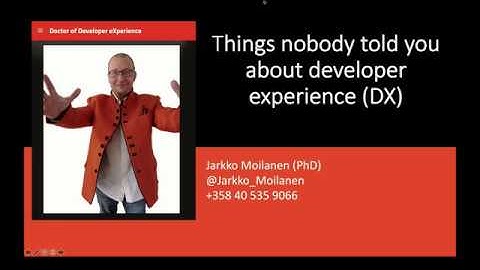 #DXDoctor S1E002 - Things nobody told you about developer experience (DX)