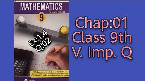 Chap01, Ex1.4, Q:02, Matrices and Determinants, Class9th