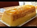 Tarta de Flan con Melocotones SIN HORNO