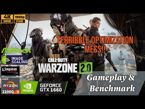 COD: Warzone 2.0 U0026 DMG Mode?| Ryzen 3 2200G | GTX 1660 | PC Gameplay U0026 Benchmark | 16 GB Ram