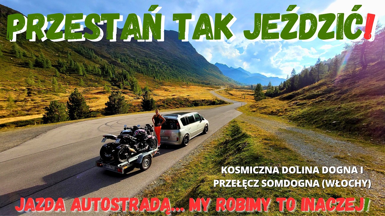 Dlaczego NIE jedziemy motocyklami na kołach? PRZYCZEPA wygrywa! I Dolina Dogna I Przełęcz Somdogna