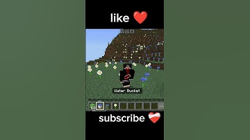 Minecraft slime + water bucket mlg 🤯|| #minecraft #shorts #mlg