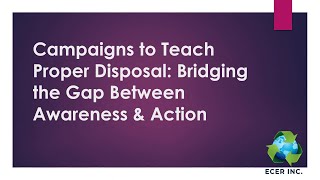 📢 Campaigns for Proper E-Waste Disposal: Why Education Matters