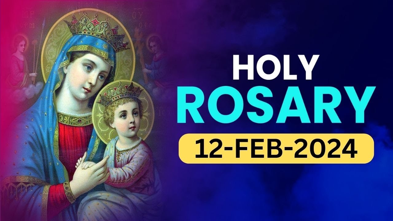 Holy Rosary 🙏🏻 Monday🙏🏻February 12, 2024🙏🏻 Joyful Mysteries of the  Holy Rosary 🙏🏻 English Rosary