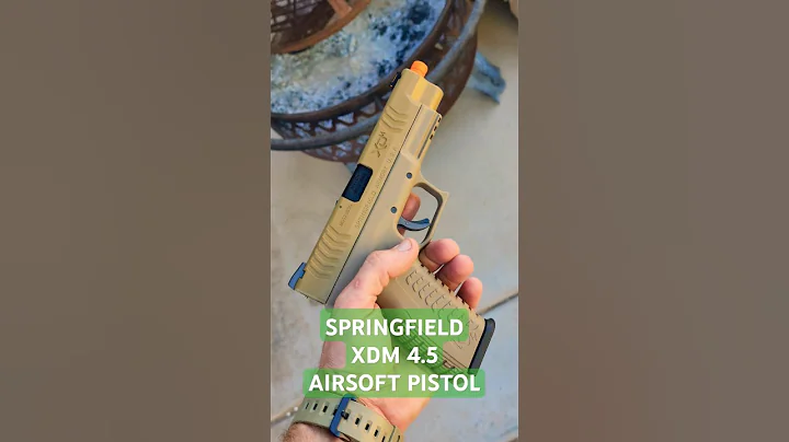 My new pew!!! Springfield XDM Replica airsoft pistol. #pewgun #airsoftpistol #coolgun #airsoft