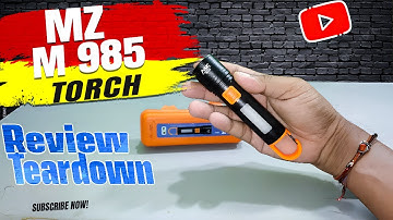 Mz M985 Torch Review || Mz M985 Teardown || Small  Metal Torch