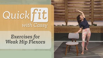 Exercises for Weak Hip Flexors | Quick Fit With Cassy