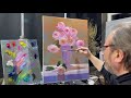Video lesson "Roses in a Milk Glass" Artist Igor Sakharov