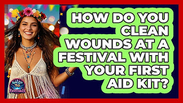 How Do You Clean Wounds At A Festival With Your First Aid Kit? - We Go To Festivals