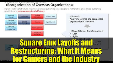 Square Enix Layoffs and Restructuring: What It Means for Gamers and the Industry