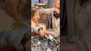 8J Hino Engine Pistons installed #automobile #short #engine #technician #shortsfeed #how