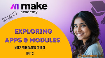 What Are Apps and Modules? | Foundation - Setting up my first scenario Unit 3