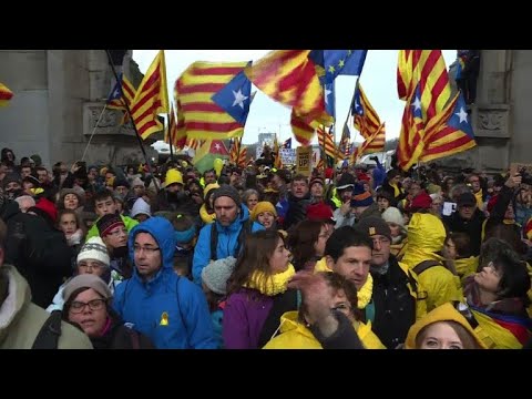 Huge Catalan march in Brussels to 'wake up Europe' Huge Catalan march in Brussels to 'wake up Europe'