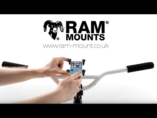 RAM® X-Grip® Phone Mount with RAM® EZ-On/Off™ Bicycle Base – RAM Mounts