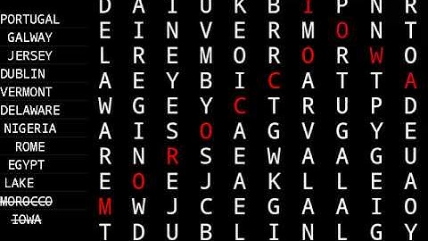 Word search video tutorial