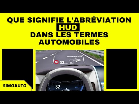 Vidéo: Que signifie l'affichage HUD ?