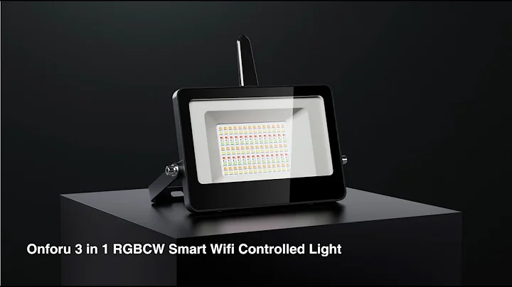 Onforu 3 in 1 RGBCW Smart WiFi LED Flood Light Overview