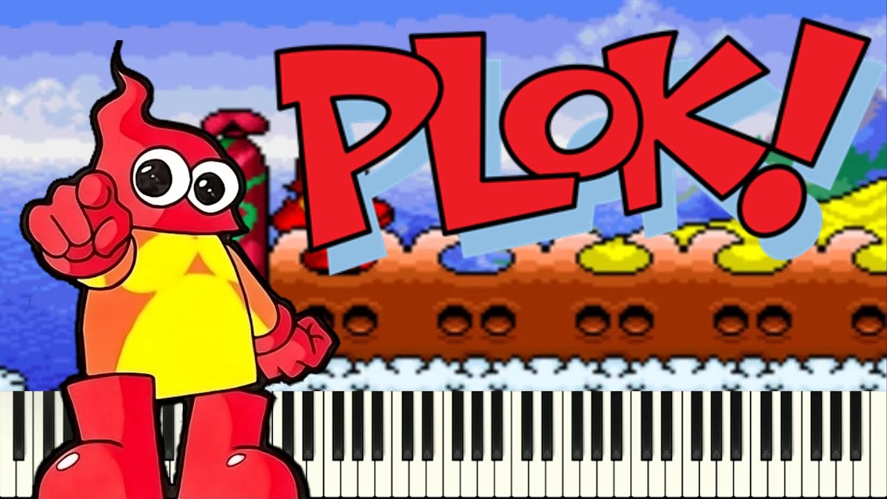 Plok - Beach (Piano Tutorial)