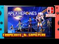 Apex Heroines - (Nintendo Switch) - Framerate & Gameplay - YouTube