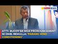 Pronouncements ni Omb. Remulla sa mga kasong iniimbestigahan pa, ‘parang mind conditioning’