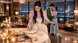 She happy cooks for hubby,but he brings mistress home flirts!She divorce&vanish,he empty!#betrayal