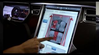 Tesla - 15 - Меню настроек систем автомобиля