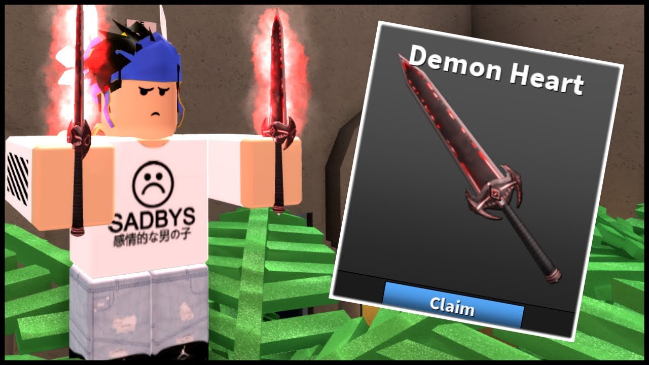 Crafting The New Demon Heart Dream Knife Roblox Assassin Youtube - code legos assassin roblox