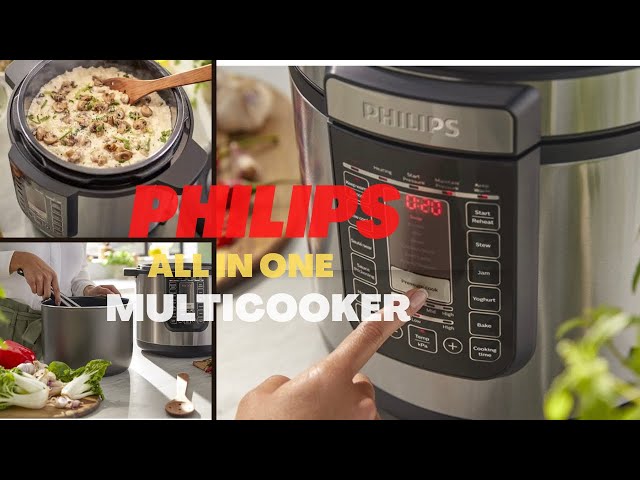 Philips HD2237/72 All in One Kitchen Multi-Cooker 6L Pressure/Slow Cooker  1300W