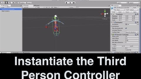Instantiating the 3rd Person Controller