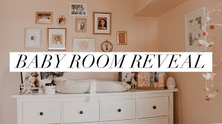 BABY ROOM REVEAL// Daisy’s Minimal Bohemian Nursery