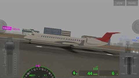 Embraer 140 crash during takeoff- uncontrollable-Airline commander simulation