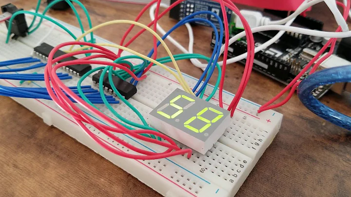 2 Digit 7 Segment Display Controlled by Atmega328 Using Interrupts (MCU3)