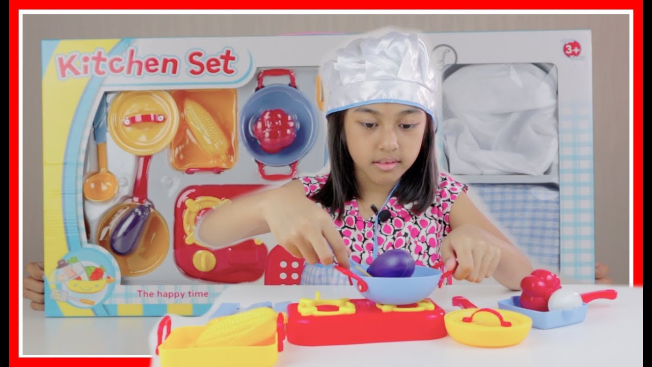 Unboxing Mainan  Anak  Masak Masakan  Kitchen Set Toys For 