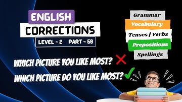 Learn English with Common Errors Level 2 Part 60 | Spotting errors | English Mistakes