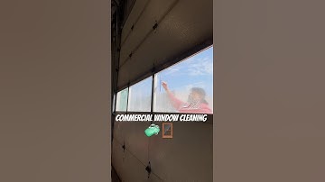 Commercial Window Cleaning 🧼 🪟 #winnipeg #commercial #windowcleaning #asmr #dawn #squeegee