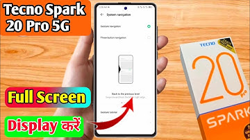 how to full screen display in tecno spark 20 pro | tecno spark 20 pro full screen display setting