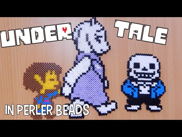 UNDERTALE Characters Made of Iron Beads Sans Papyrus Frisk 