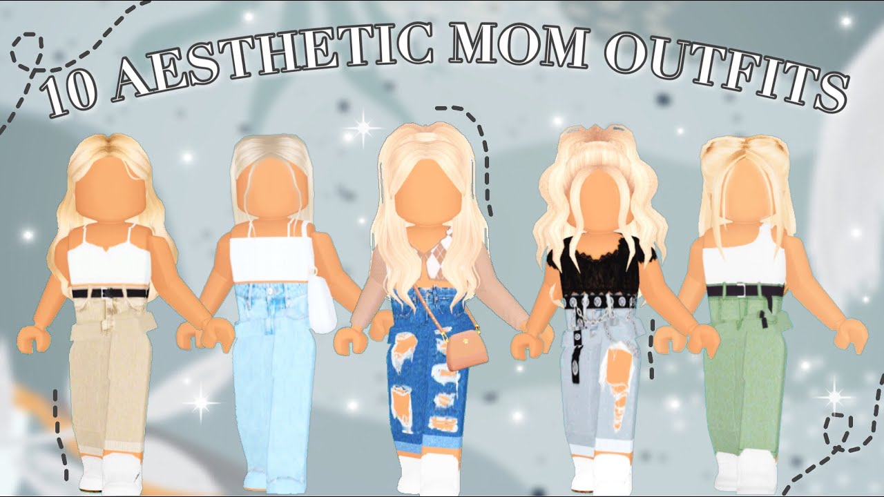 10 Aesthetic Bloxburg Mom Outfits With Codes Isiimplydiiana Youtube - roblox bloxburg mom outfits