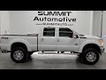 2015 FORD F250 CREW LARIAT ULTIMATE POWERSTROKE DIESEL OXFORD WHITE WALK AROUND REVIEW 11388 SOLD!