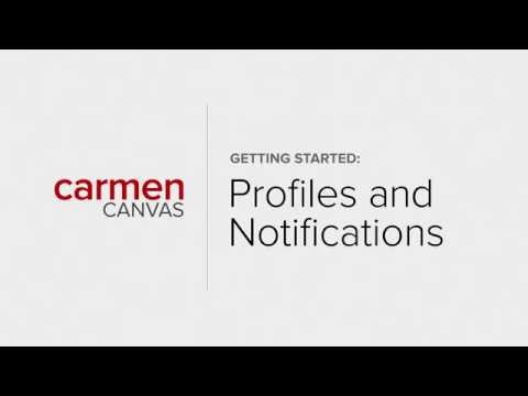 Setting up Notifications and Email Settings in Canvas