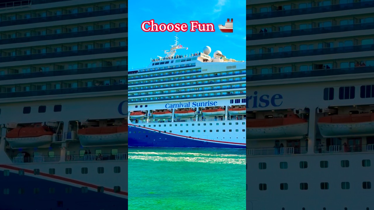 Carnival Sunrise 🚢 #fun #travel #ccl #dream #cruise