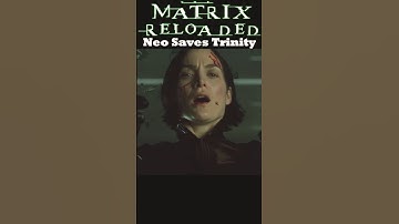 Neo Saves Trinity - The Matrix Reloaded (2003) #thematrix #trinity #keanureeves