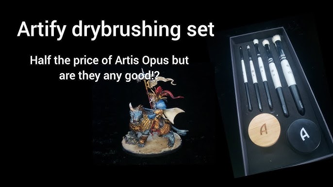 🇬🇧 Test Material : Dry Brush ( Army Painter vs Artis Opus vs Make-up ) 