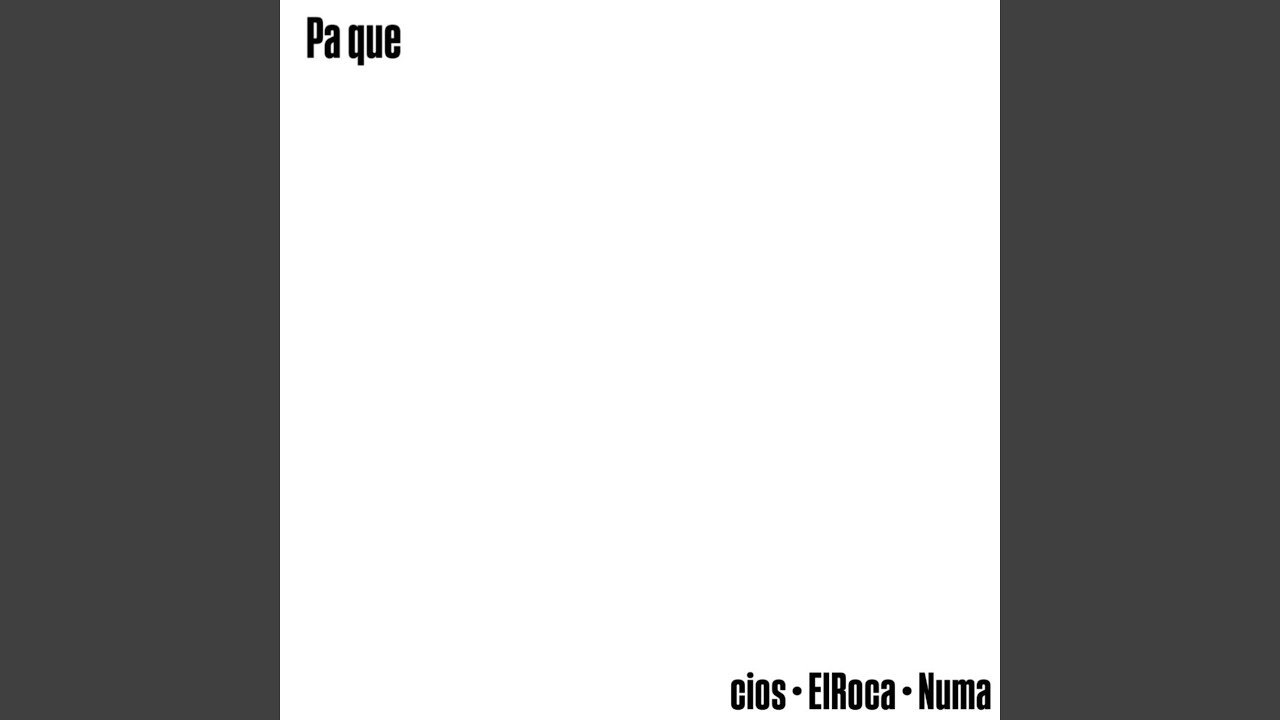 Watch PA QUE on YouTube Watch PA QUE on YouTube