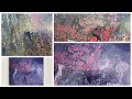 #152- FLUID Art Tutorial Massive Colors - Fluid Artist  - Acrylic Painting - With Metalic Colors