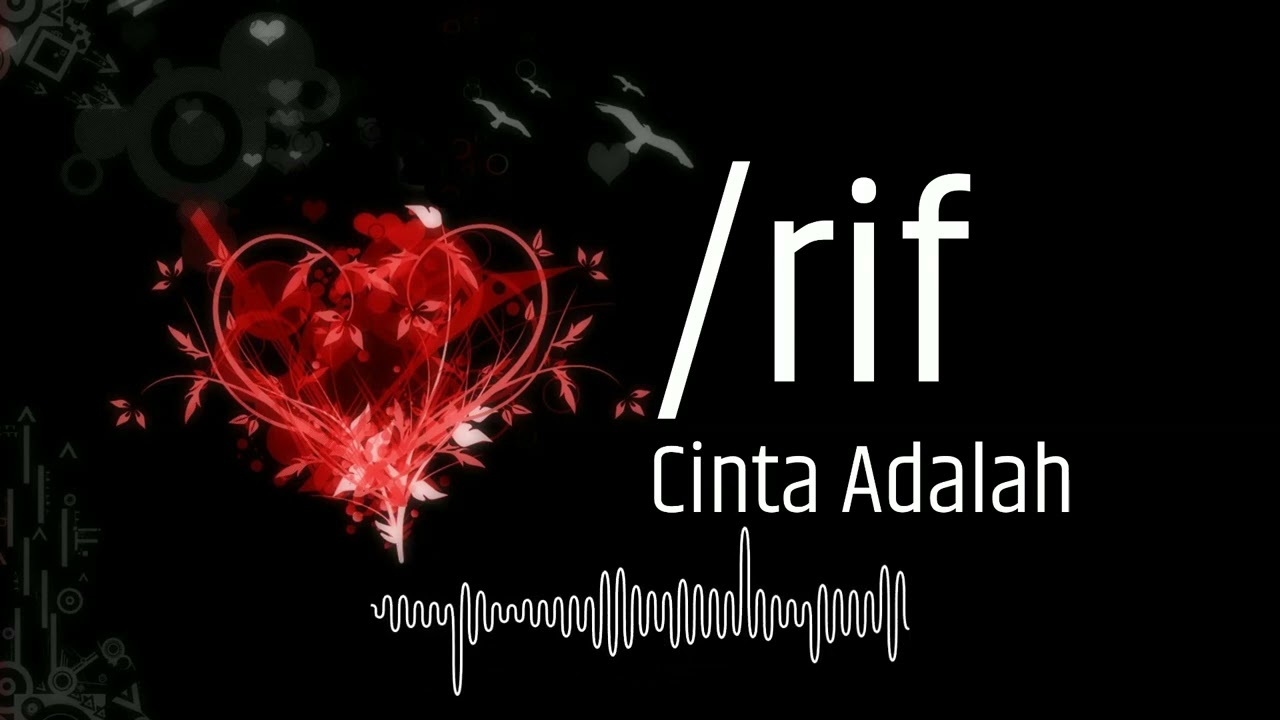 /rif - cinta adalah (guitar backing track) + vocal