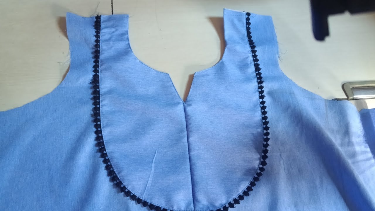 Simple Neck Fusing Design Simple neck design #youtobe#neckdesign#viralvideo#🩵💖 Saadbutique 💫 ...