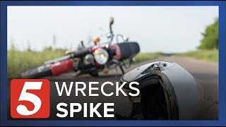 Wrecks of motorcycles spike in Clarksville