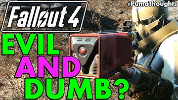Fallout 4: Why the Institute is Really Evil, Bad and Dumb #PumaThoughts