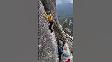 Rock climber falls! Follow @TheWhipperMedia for more #climbing